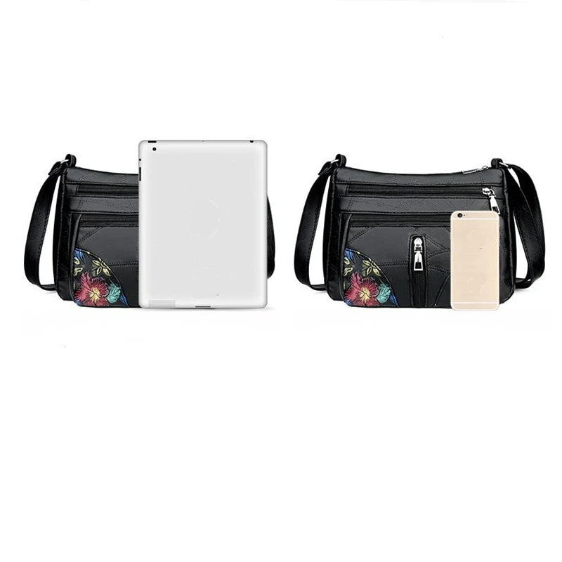 Luxury Soft Leather Women Messenger Shoulder Handbags