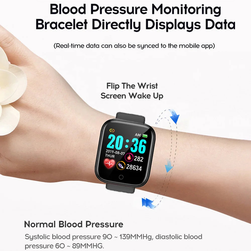 Smart Watch Women Men Waterproof Bluetooth Heart Rate Fitness Tracker