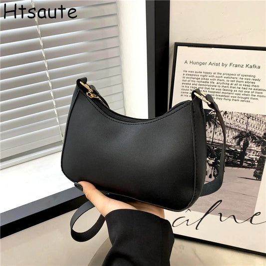 Trendy Flap Fashion PU Leather Handbag