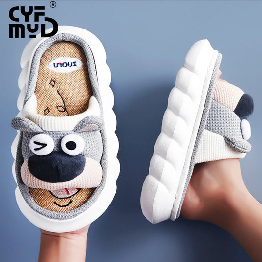 Animals Slippers Platform Shoes Thick Sole