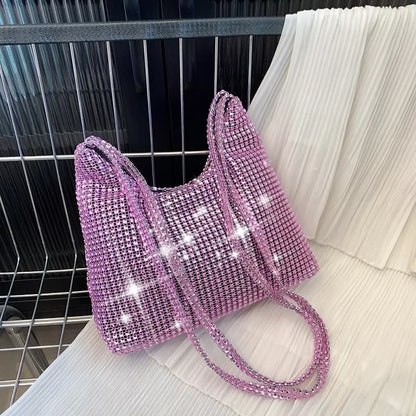 Fashion Rhinestone Shiny Handbag