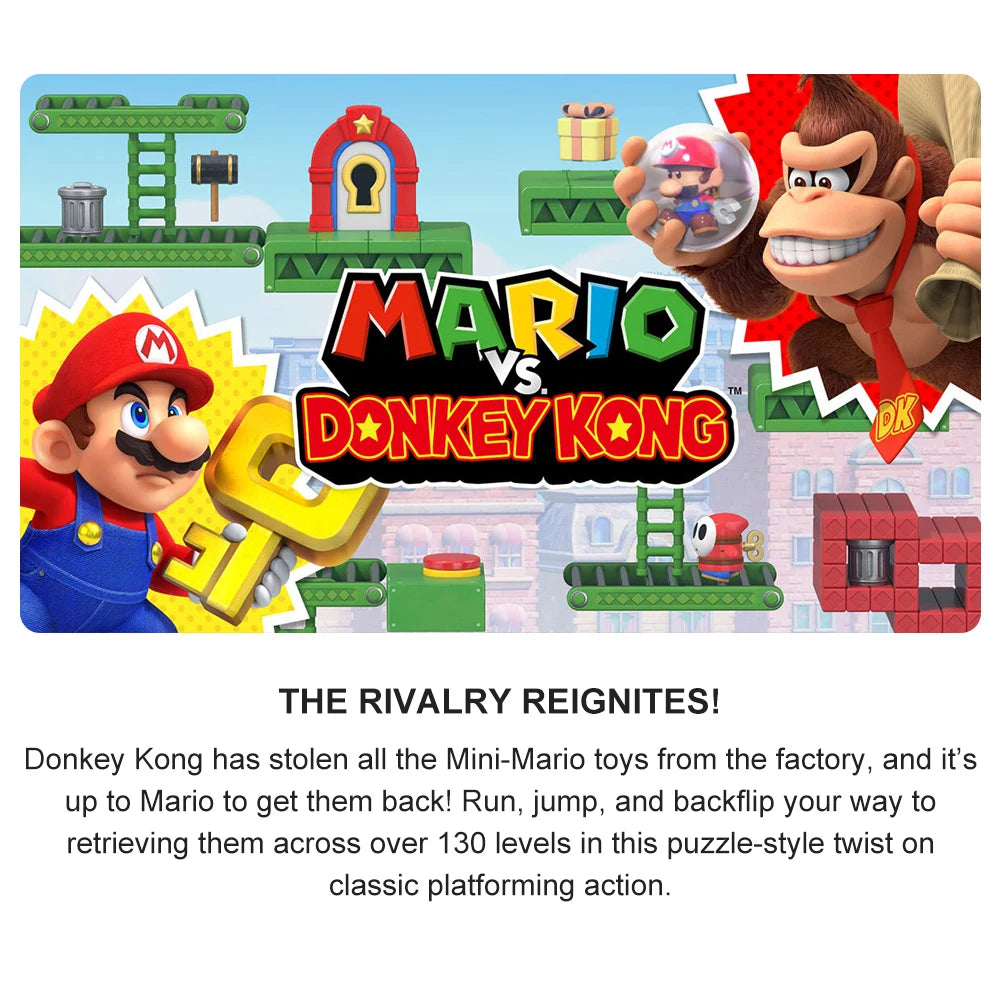 Mario vs. Donkey Kong Nintendo Switch Game Deals 100% Original Physical Game Card